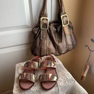 Tory Burch Tanner flat jeweled Sandals